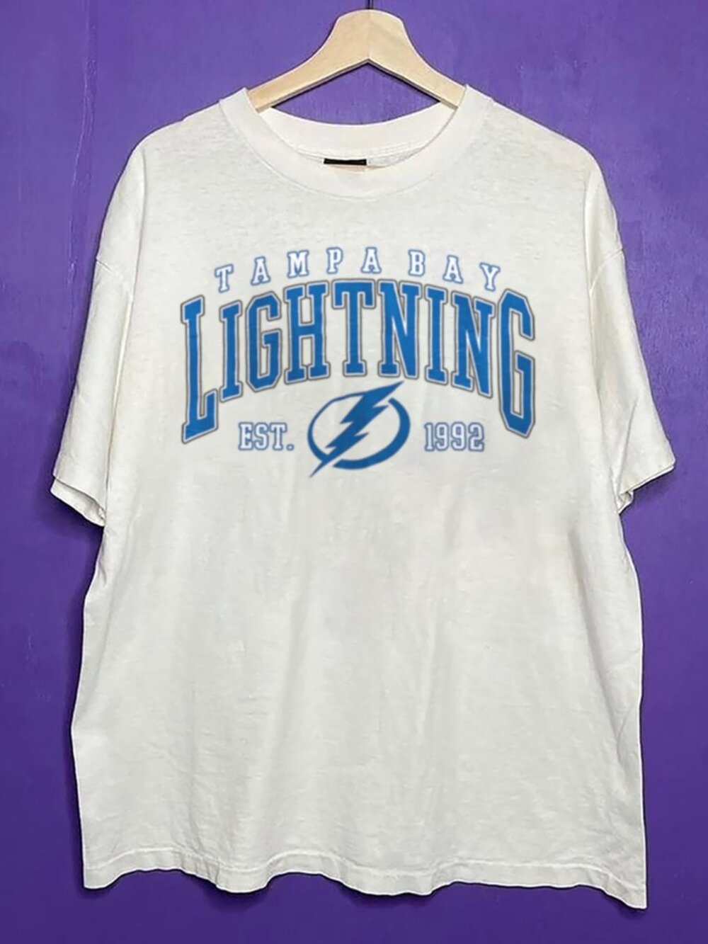 Vintage Tampa Bay Lightning Hockey Shirt, NHL Tampa Bay Lightning Unisex Shirt